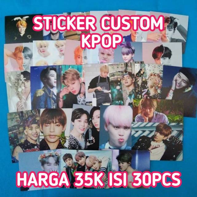 

Sticker custom kpop