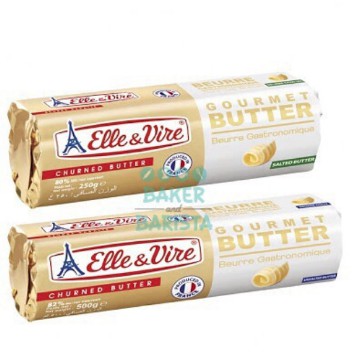 Elle&Vire Gourmet Roll Butter 500gr Mentega Premium Elle & Vire Ellevire Elle Vire Mentega Impor