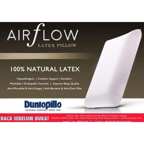 Pillow | Dunlopillo Airflow Latex Pillow 100 Persen Natural Latex