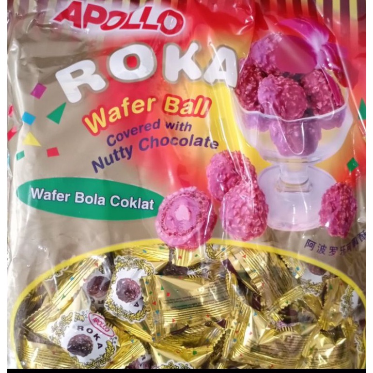 

cemilan makanan sehat enak wafer coklat ball