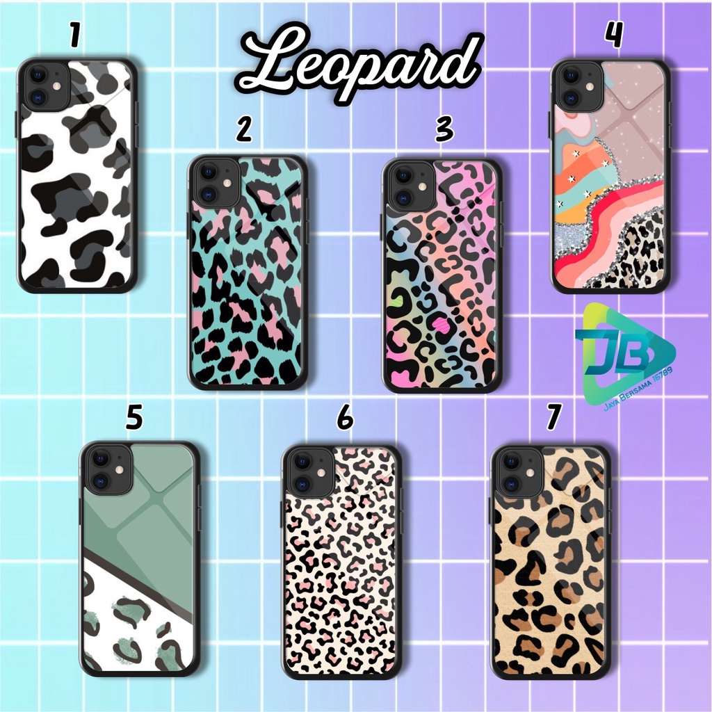 HARDCASE 2D GLOSSY LEOPARD OPPO VIVO XIAOMI SAMSUNG REALME IPHONE ALL TYPE JB5111