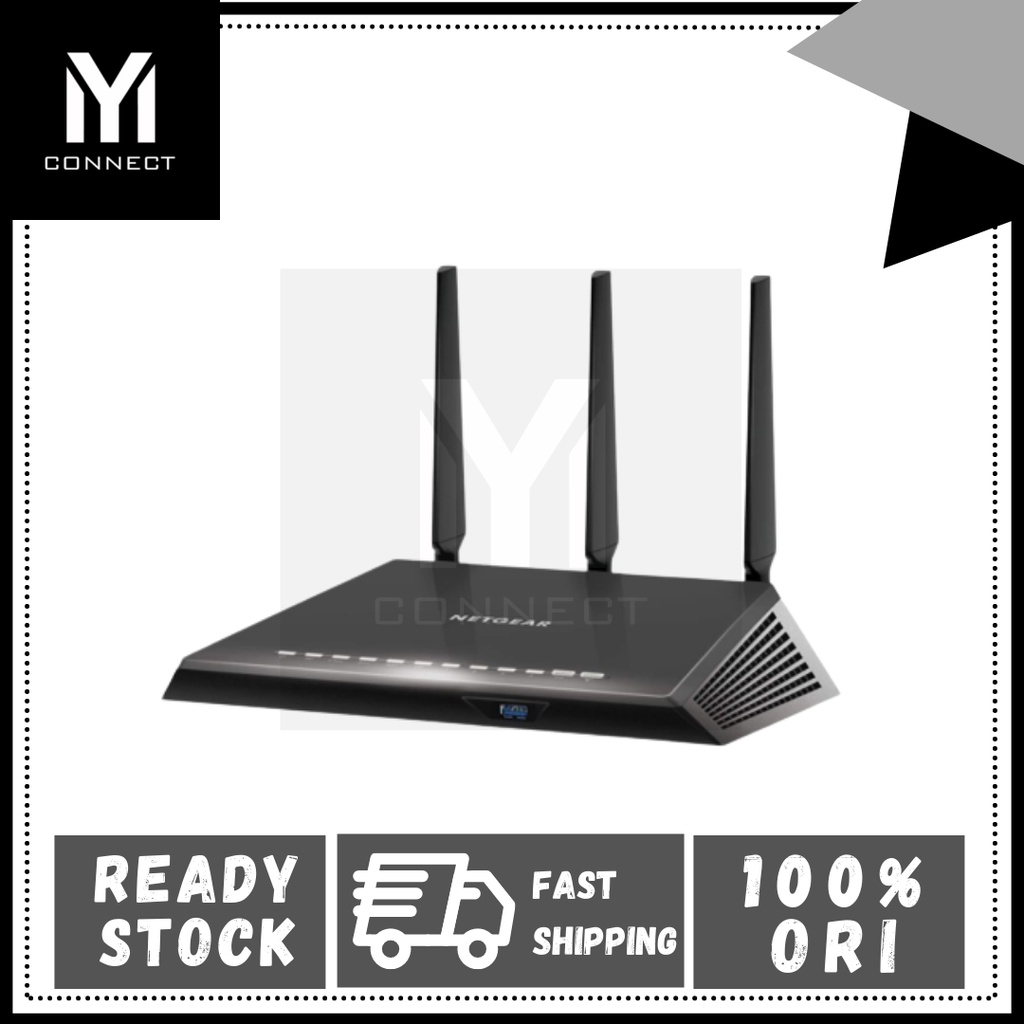 Jual Netgear Nighthawk DualBand WiFi Router R7450 AC2600 Shopee