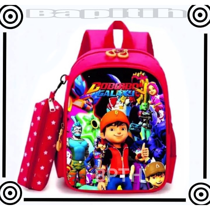 BPT TAS RANSEL BOBOIBOY Tas Ransel Fashion Sekolah Anak Laki Laki PAUD TK SD