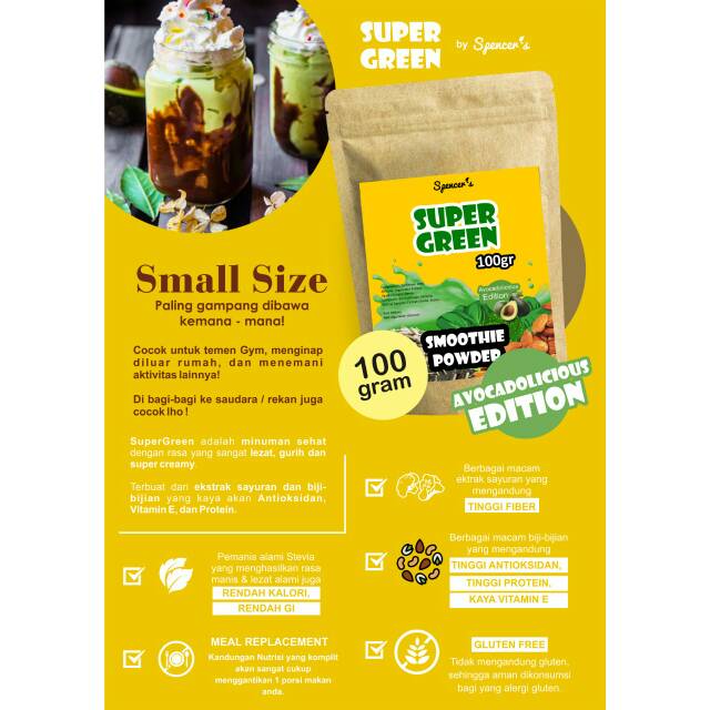 

Smooties Super Green Spencer bonus Masker
