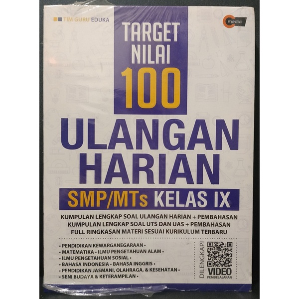 Buku Soal Target Nilai 100 Ulangan Harian SMP Kelas 9