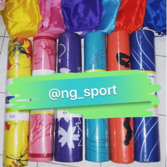 matras yoga motif /yogamat motif /matras senam