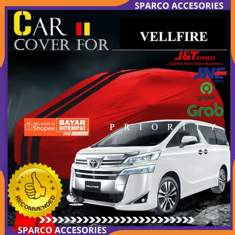 COVER SARUNG SELIMUT MOBIL VELLFIRE TOYOTA VELLFIRE ANTI AIR WATERPROOF BODY COVER VELLFIRE
