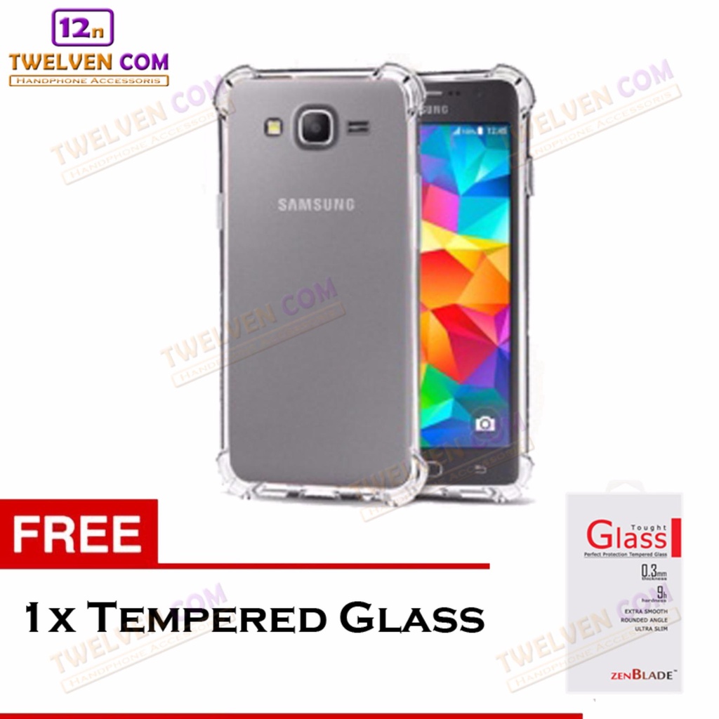 [FLASH SALE] Case Anti Crack Anti Shock Softcase Samsung Galaxy Note 4 - Free Tempered Glass