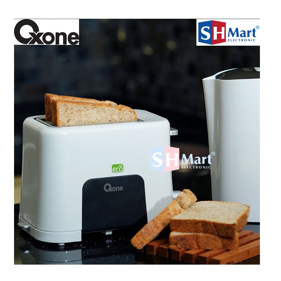 OXONE ECO BREAD TOASTER OX-111 OX111 PEMANGGANG ROTI - PUTIH (MEDAN)