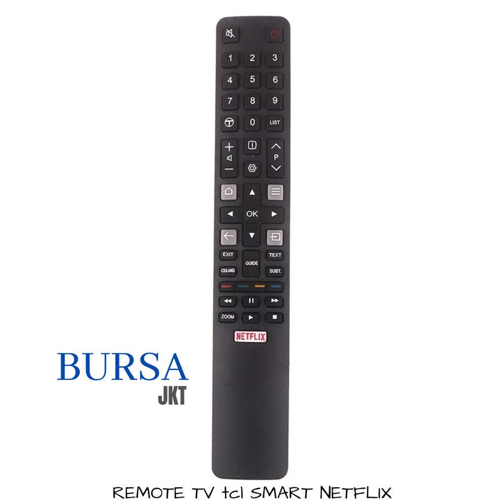 REMOTE SMART TV TCL SMART NETFLIX A SERIES PANJANG RAMPING