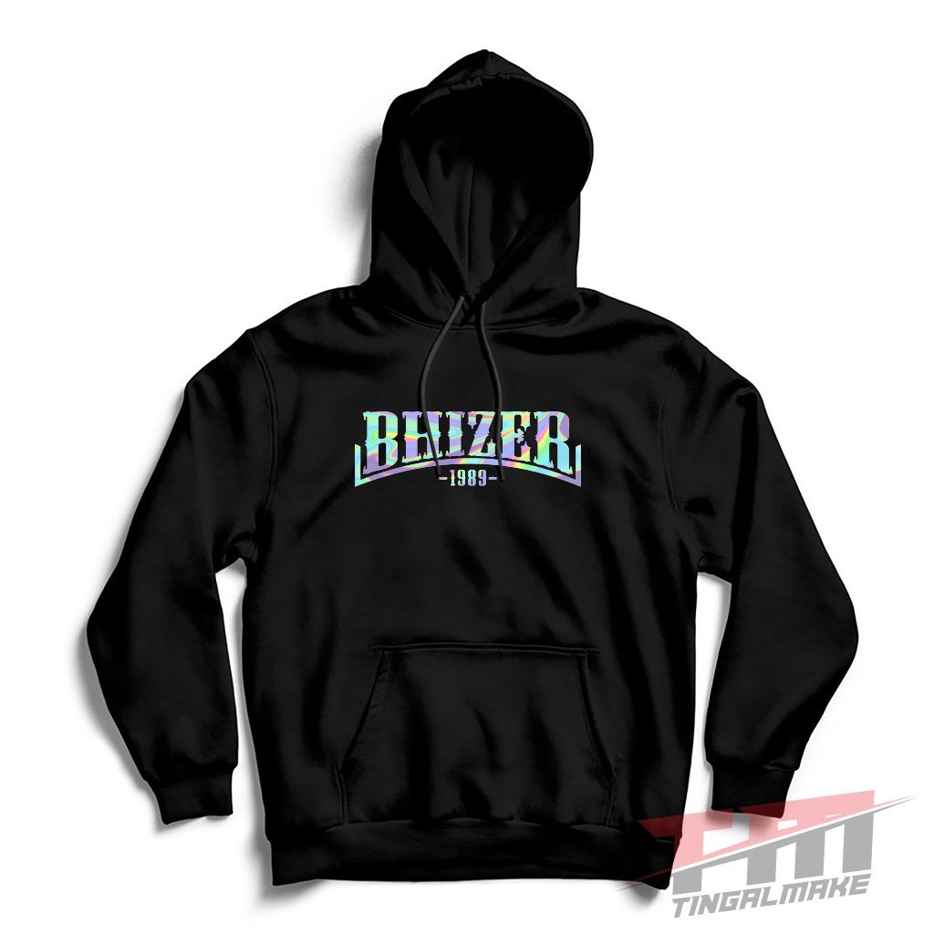 HOODIE SWEATER BHIZER BHIPURI 1989 HOLOGRAM HOODIE PRIA WANITA