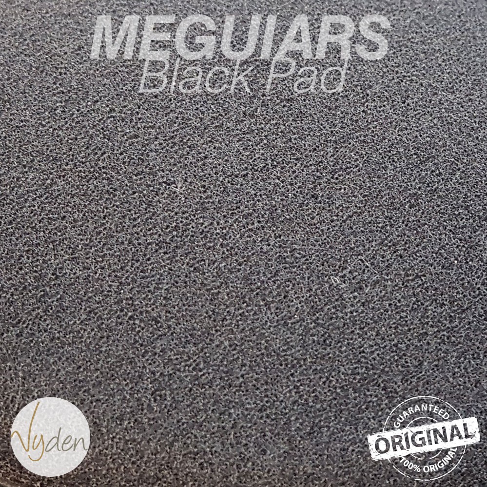 MEGUIARS BLACK Foam Pad Busa Poles Applicator Pads Wax Sealant Kompon MURAH