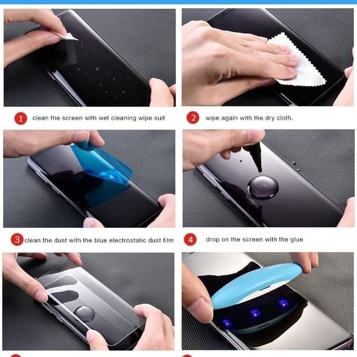 Nano Liquid UV Light Curved Glass Full glue HUAWEI P30 PRO antigores