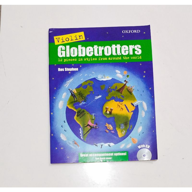 SALE Buku biola Violin Globetrotters with CD Violin Book by Ros Stephen