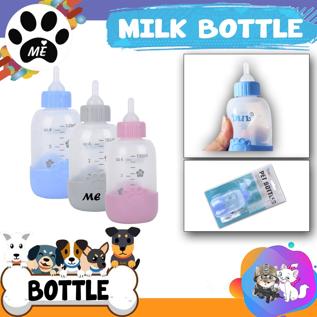 Pet Bottle &quot;PAW 100ML&quot; Botol Newborn Puppy Kitten