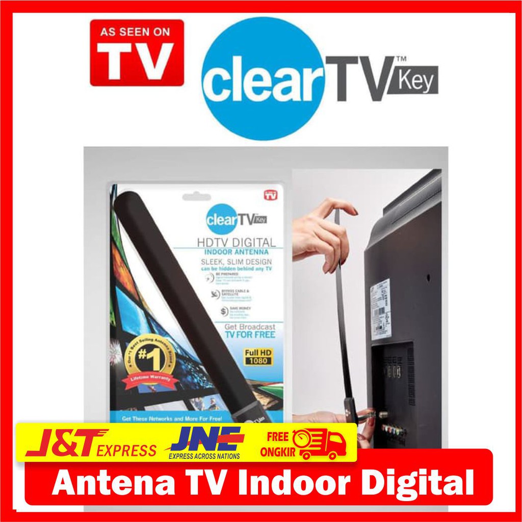 MURAH / ANTENA INDOOR CLEARTV / ANTENA MINI / ANTENA DIGITAL / ANTENA BOOSTER