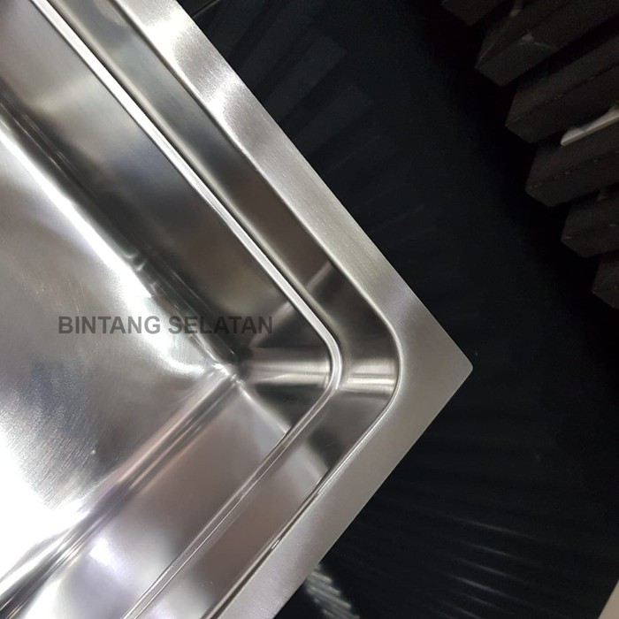 KITCHEN SINK BAK CUCI PIRING STAINLESS 540x440x200 COSMIC QUARTE 55