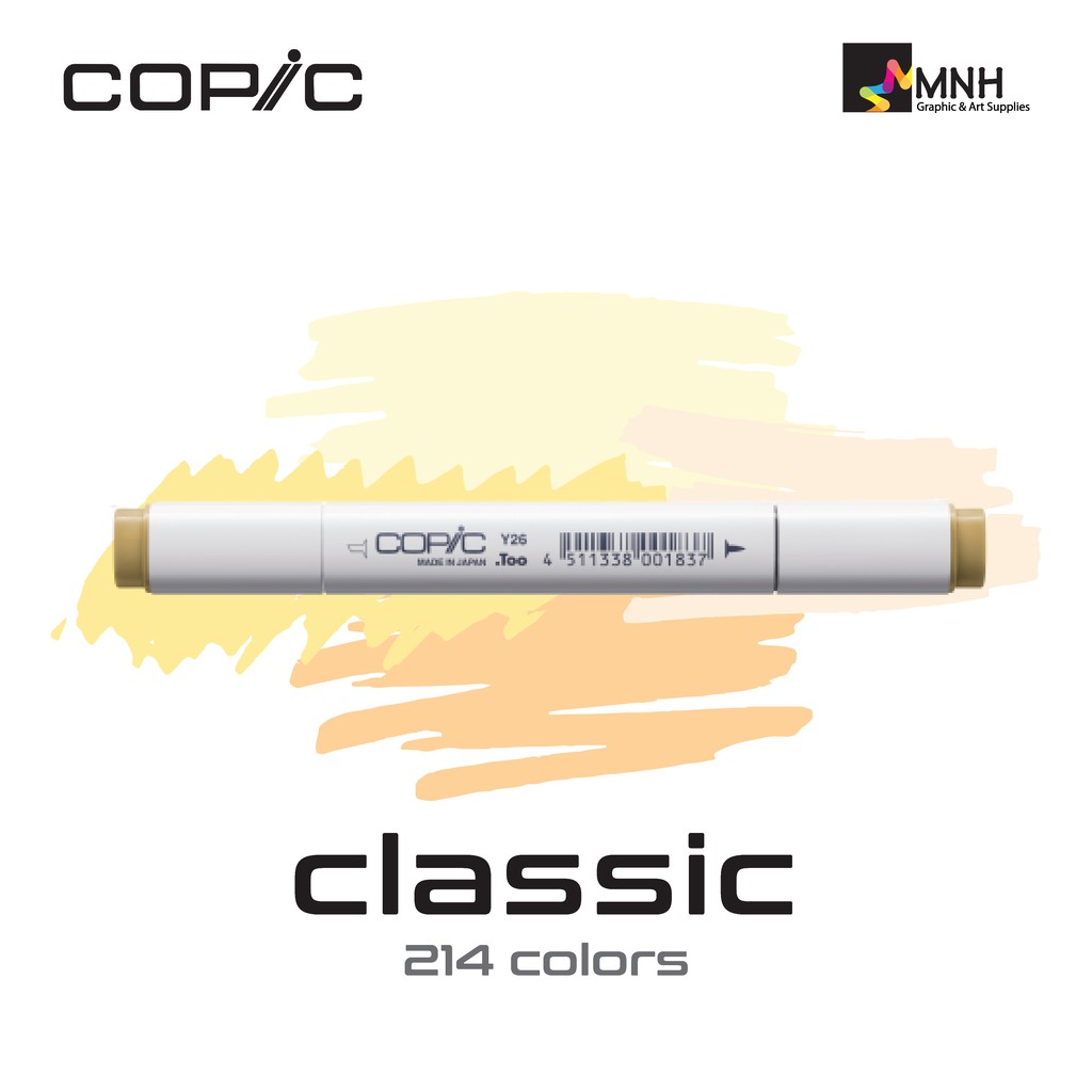 

Spidol Copic Classic Yellow Series (Satuan) Y26 - Y38