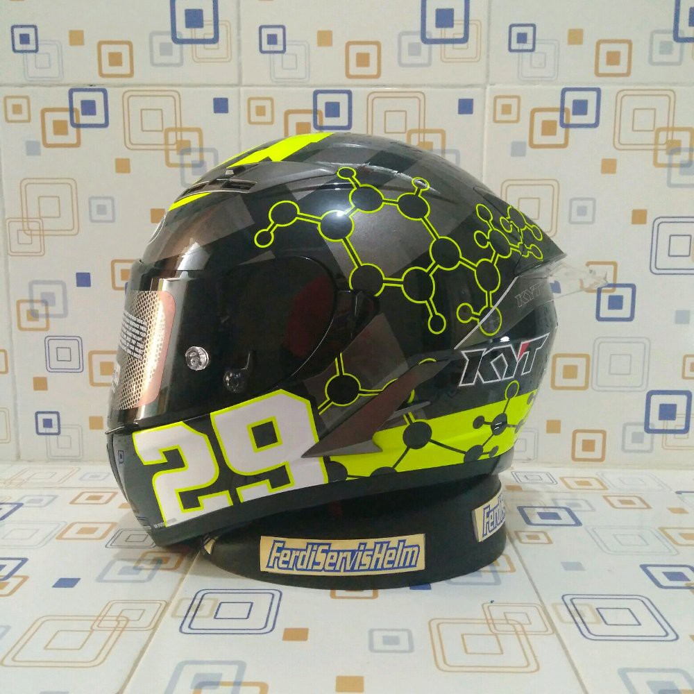 kyt vendetta 2 Andrea Iannone flat visor c5 spoiler gpr Limited