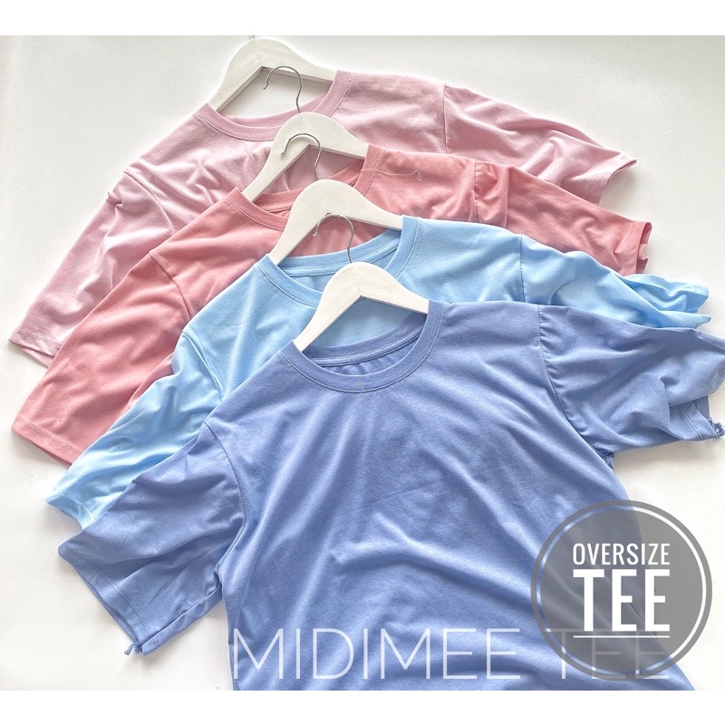 BEST SELLER OVERSIZE basic Premium Combed 30s / Baju Atasan Wanita - OVERSIZE BASIC TEE