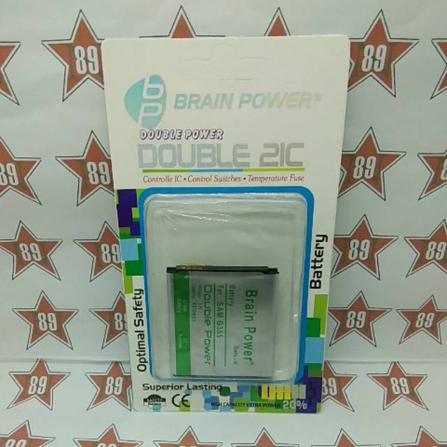 Battery batre Samsung G355 - Core 2 Brain power