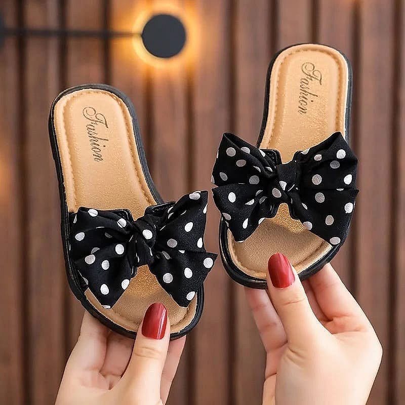 SALE 3.3 LittleAaron LITTLE POLKA RIBBON 1601 Sandal Anak Selop Karet sandal anak import lucu Berkualitas 2-8 Tahun Sport Termurah Sendal Bayi Anak Cewek Cowok