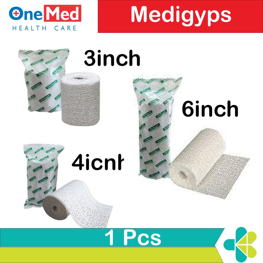 Onemed Perban Elastis Patah Tulang Tangan Kaki Lutut Medigyps 3 4 6 inch