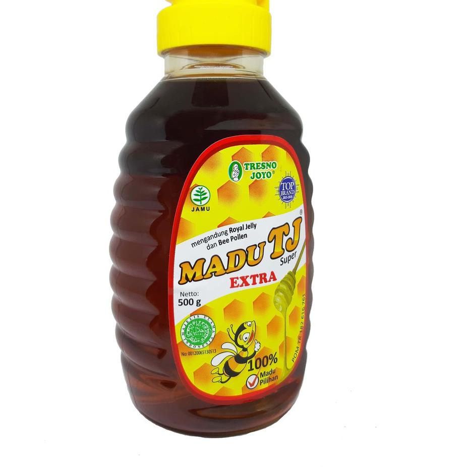 

New Product|SQ11|Madu TJ Super 500 gr ( dengan tambahan Royal Jelly dan Bee Pollen)