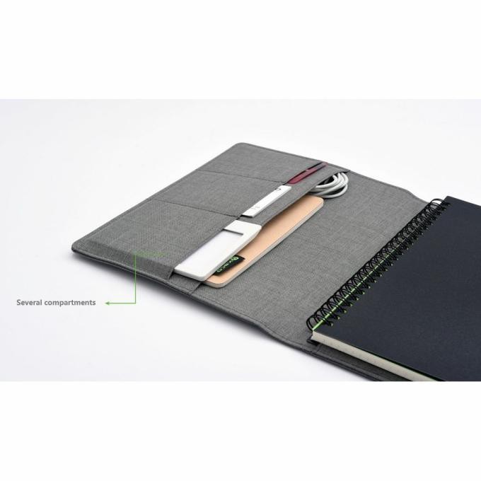 

Buku Catatan Kerja Kantor Bisnis Cover Kain Agenda Notes Binder Kado
