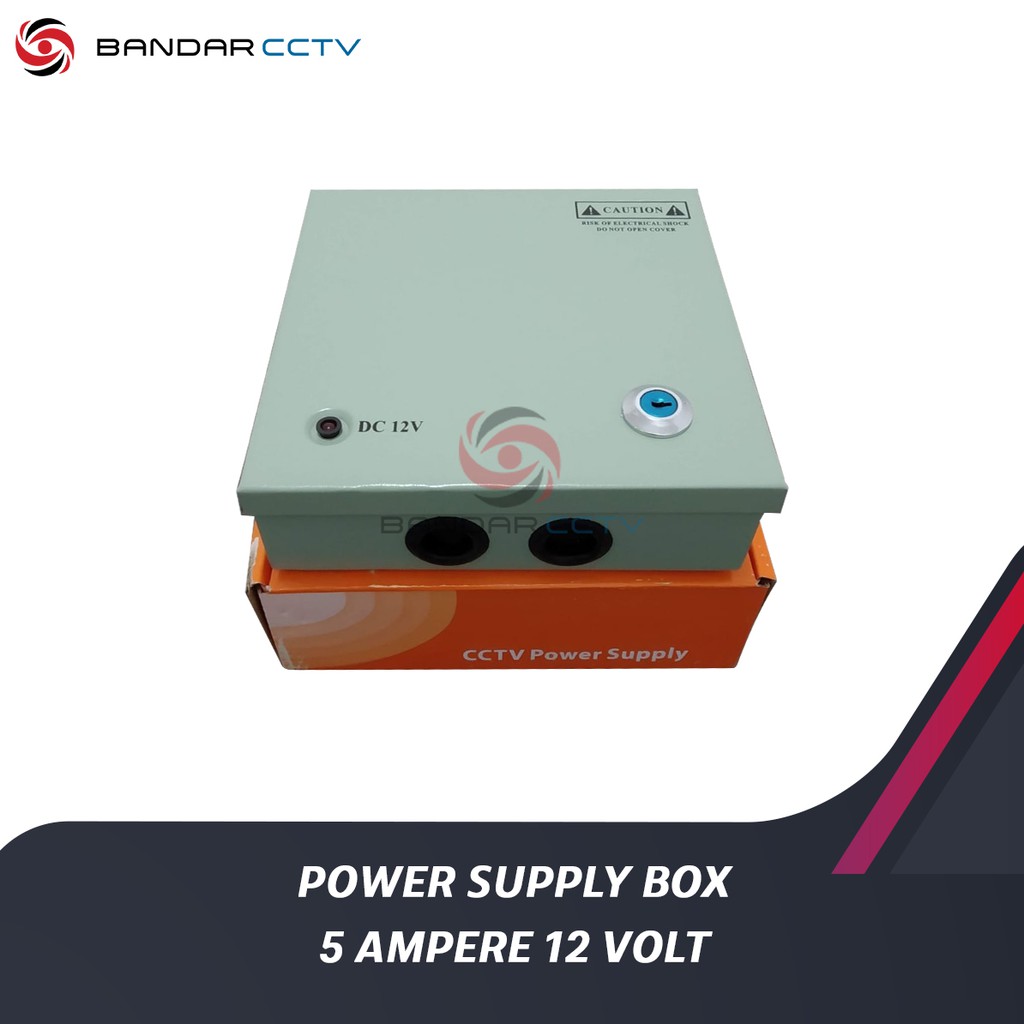 POWER SUPPLY BOX 5 AMPERE 12 VOLT