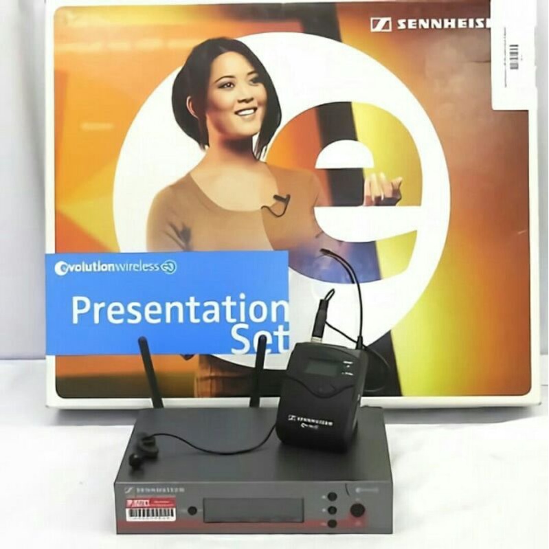 Mic Wireless Single Clip on Sennheiser EW-122G3 -- 1buah Mic Clip on/Jepit ( Single Clip on )