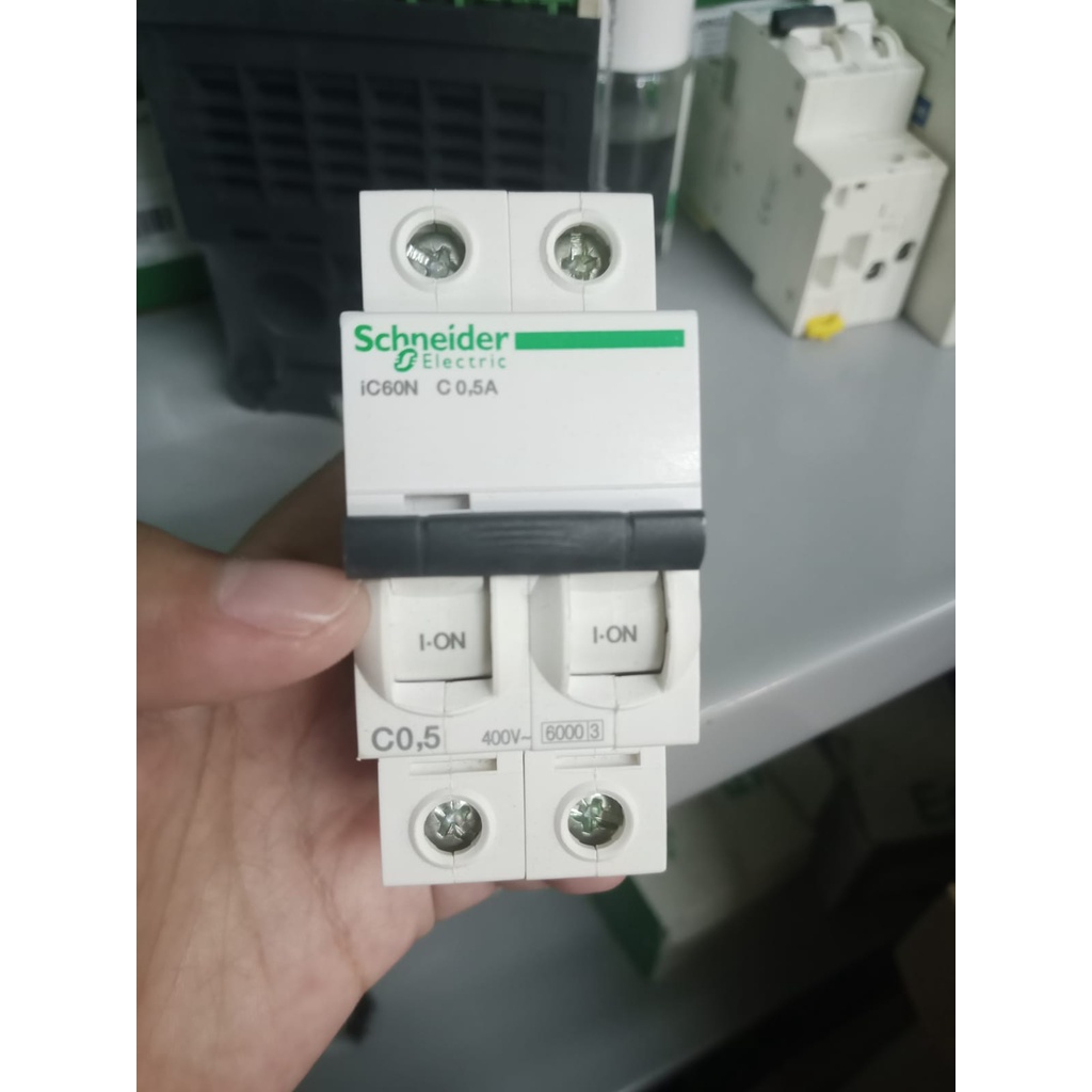 MCB SCHNEIDER IC60N 2P 0,5A 6KA 2X0,5A