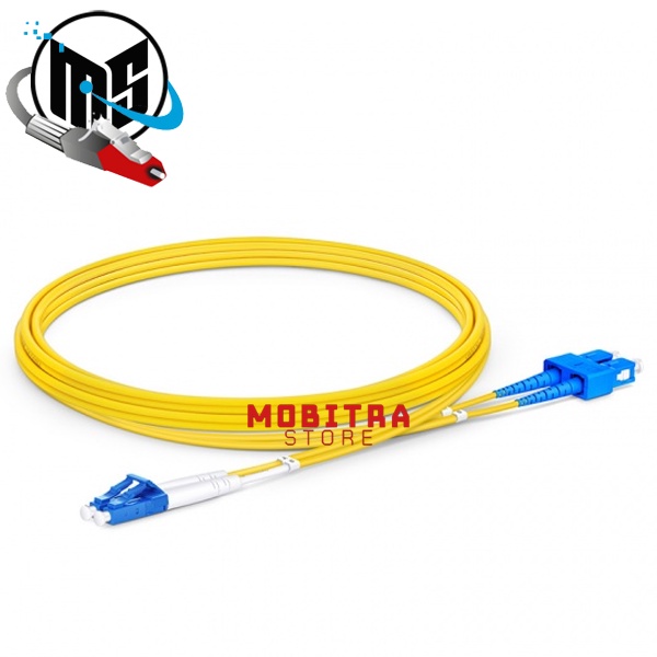 Patch Cord SC-LC SM 2m | Fiber Optic SC/UPC-LC/UPC Single Mode Duplex 2 Meter