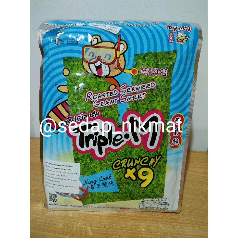 

Rumput Laut Panggang Rasa Kepiting (Big Sheet)