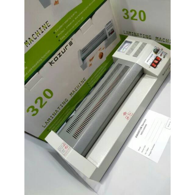 

MESIN LAMINATING A3 KOZURE 101/BODY BESI#GARANSI