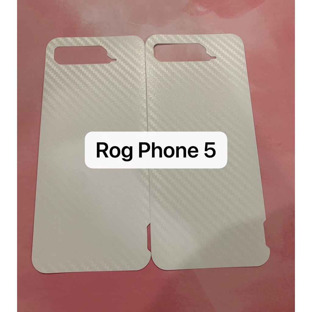 SKIN CARBON ASUS ZENFONE ROG PHONE 2 / ROG PHONE 3 / ROG PHONE 5  Garskin Carbon Premium Quality  Pe