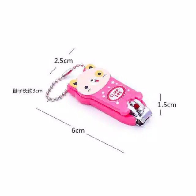 Gunting Kuku Karakter Mini Lucu / Cute Nail Clipper Manikur