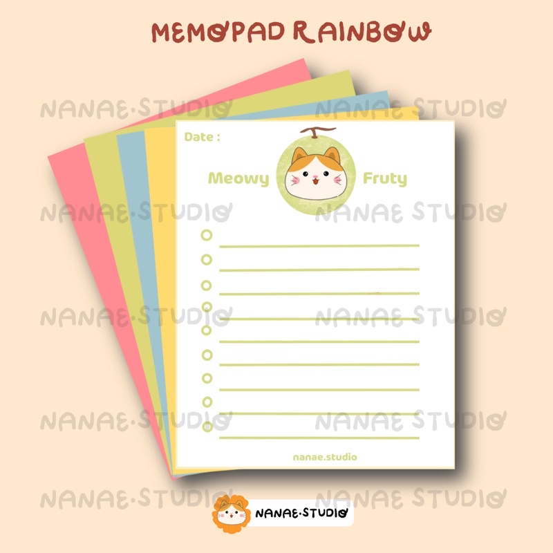 

Notebook Rainbow - Melon NB02 | Nanae.studio