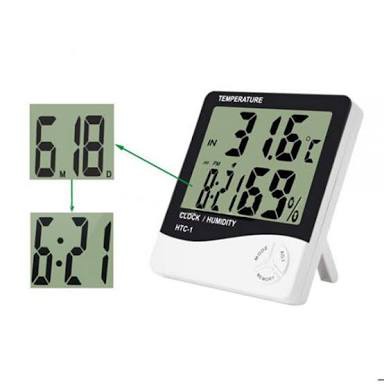 Hygrometer Thermometer HTC-1 Higrometer Termometer Ruangan Digital LCD