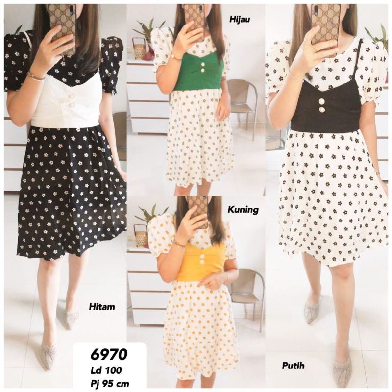 Dres katun import+rompi MV-6970