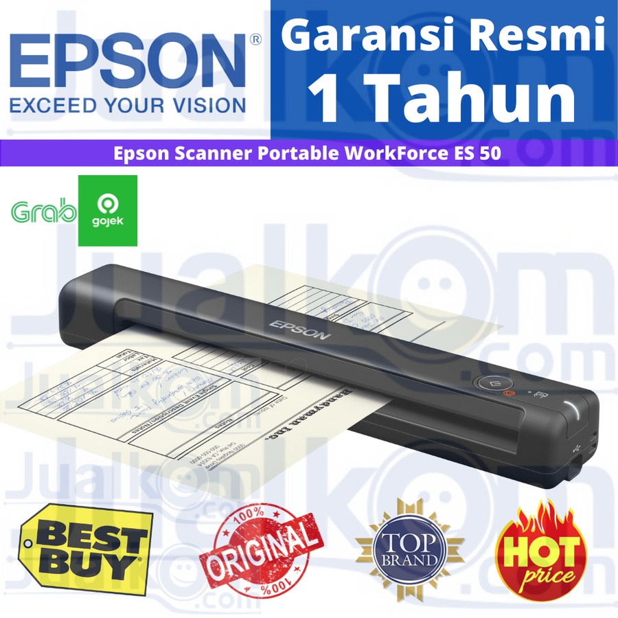 Epson Scanner Portable WorkForce ES 50 ES50 ES-50