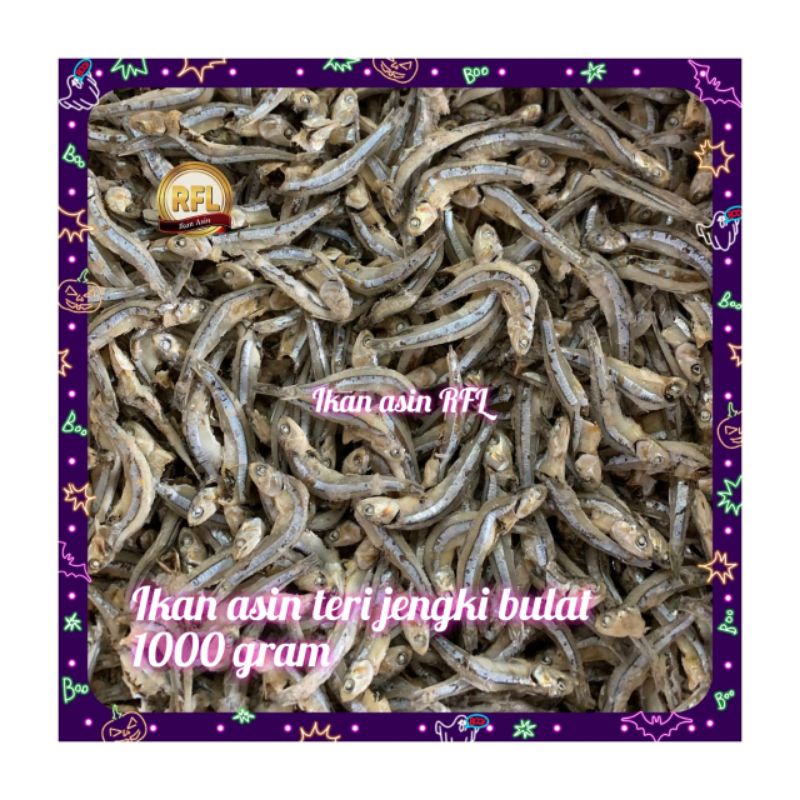 

ikan asin teri jengki bulat hitam vip 1000 gram