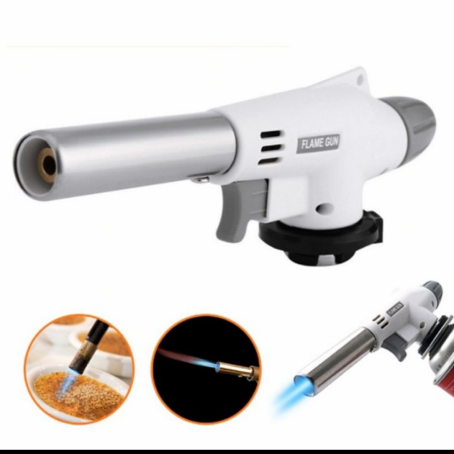 Flame Gun / Gas torch / Kepala Gas torch / Portable Gas Torch / BBQ Blow Torch / Korek pematik / KEPALA GAS TORCH FLAME GUN TORCH ALAT BBQ LAS BLOW TORCH GAS PORTABEL - Kepala Gas Portable / Las Fire Blow Torch / Flame Gun Tembakan Api Gas / kompor mini