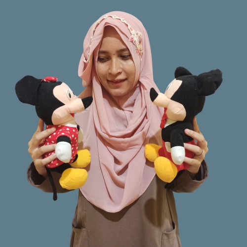 Boneka SEPASANG Mickey &amp; Minnie mouse S