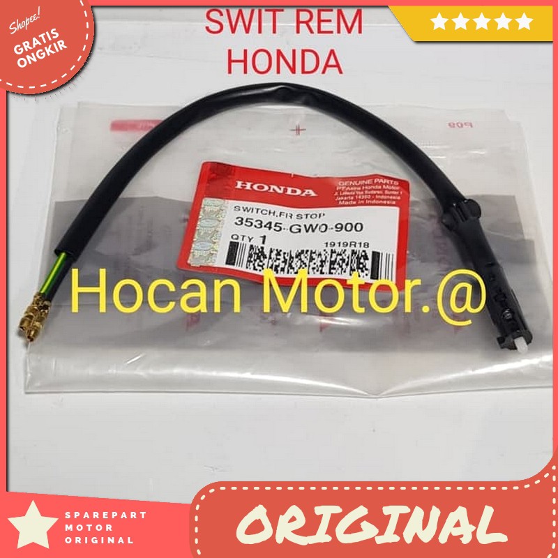 Switch Swit Rem Belakang Honda Beat Honda Vario Scopy Honda Spacy Beat Fi Scoopy Fi Dll Original