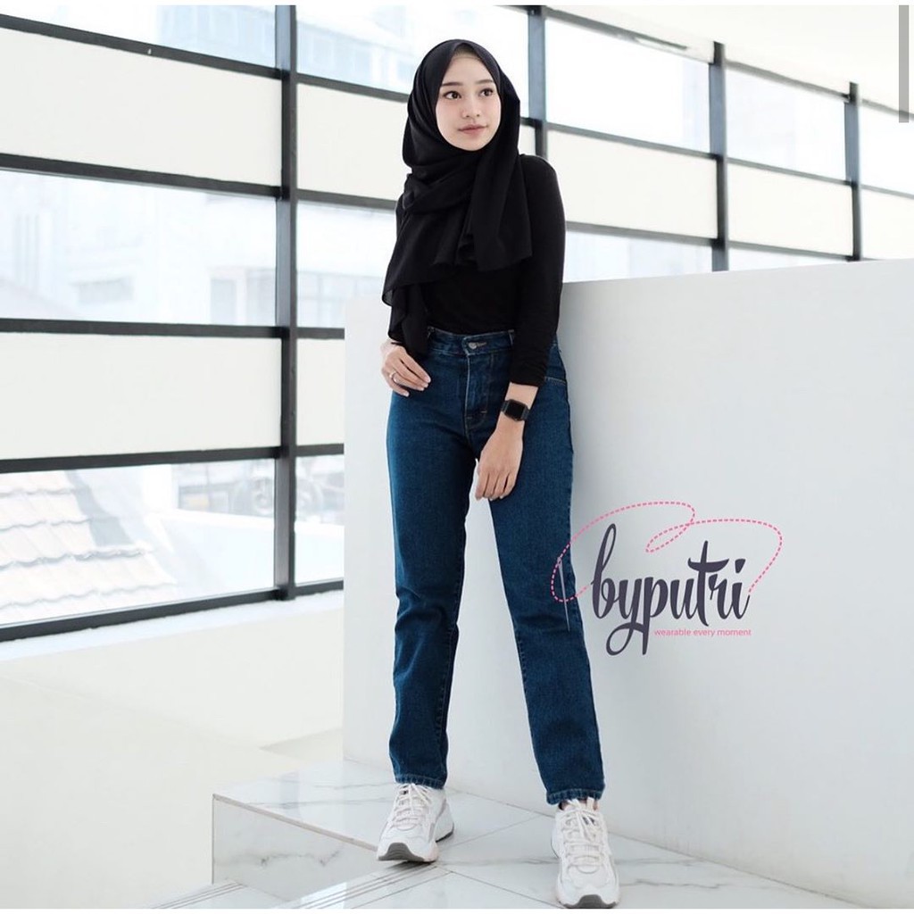 1KG MUAT 4PCS | BOYFRIEND JEANS POLOS PREMIUM / BAGGY JEANS POLOS PREMIUM