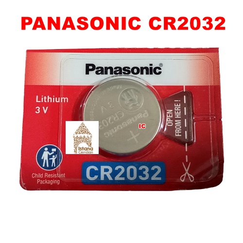 Panasonic Baterai Jam Kancing CR2032 3V | Baterry CR 2032 | CR2025 | CR2016 Batre