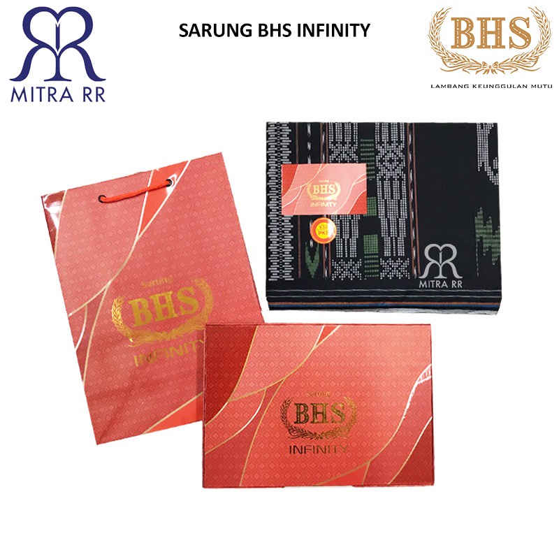 Sarung BHS Gold Infinity PKB Sarung Tenun Dewasa Sarung BHS Terbaru