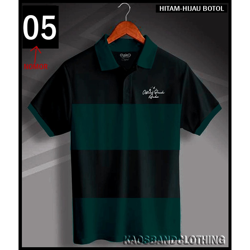  Kaos  Kerah  Lacoste Polo Baju Distro Clothing Band Pria  