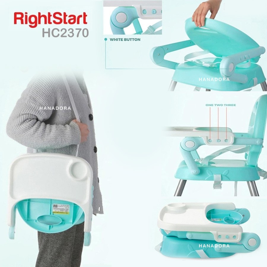 Right Start 4in1 Highchair HC2370 - Kursi Makan Bayi